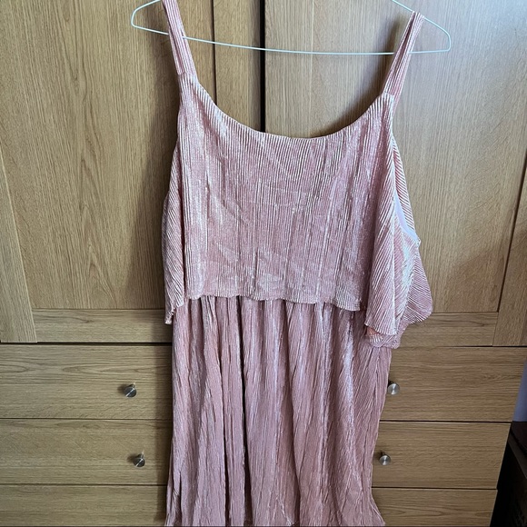 Brand New New York Collection Pink Quartz Shimmery Party Dress BNWT - Picture 9 of 10